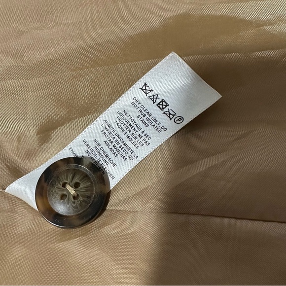 ASOS trench coat small size 2 tan - Picture 7 of 8